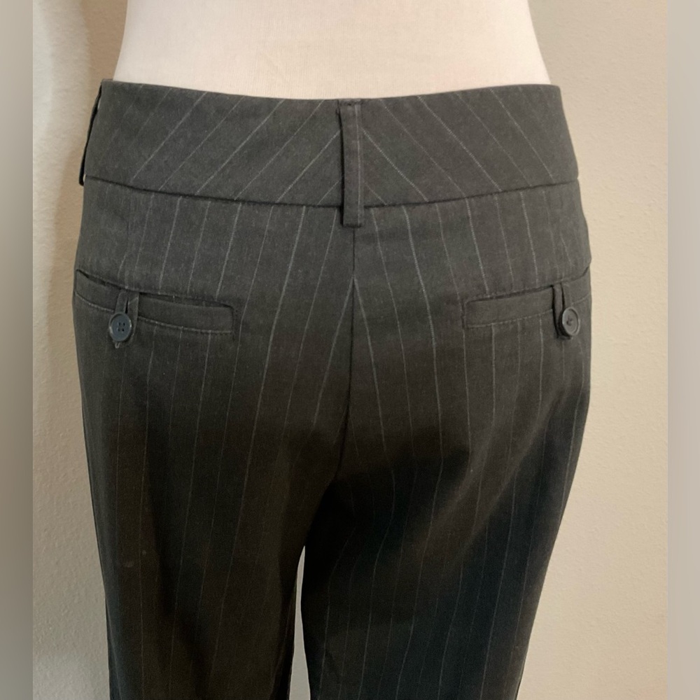 New York & Company Gray Pinstripe Wide Leg Pants - Picture 9 of 12